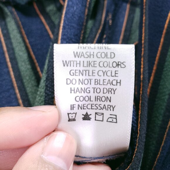 Max Studio Women's Multicolor Boho Festival Striped Wide Leg Pants Size M - Picture 15 of 15